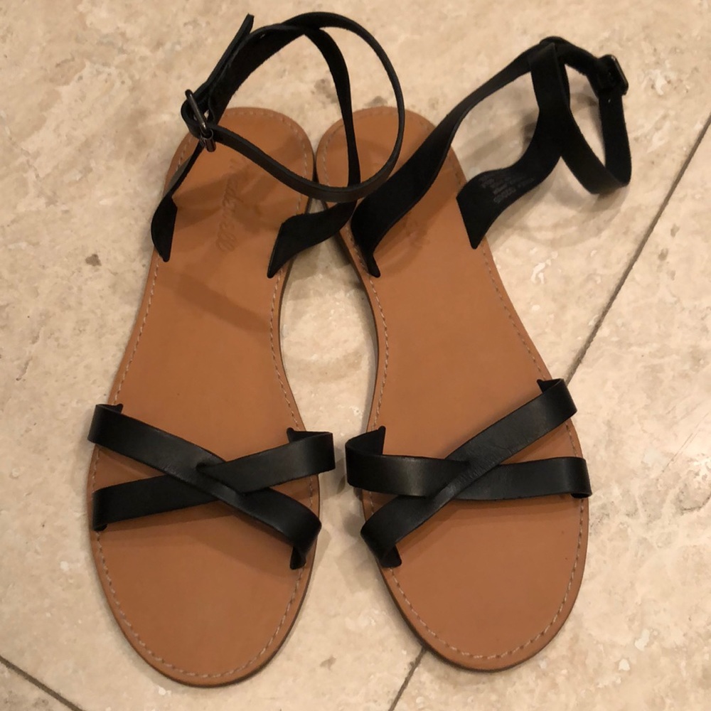 NWOT Madewell Black Sandals